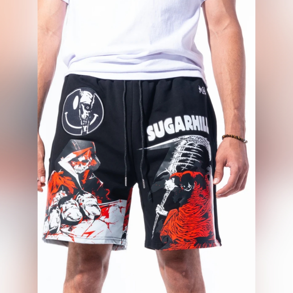 Men's Sugarhill Black Slaughterhouse Shorts